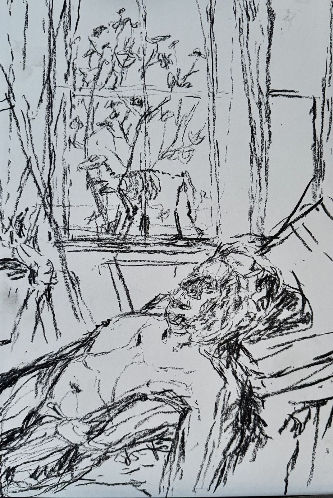 Naked man at the art academy, 2026