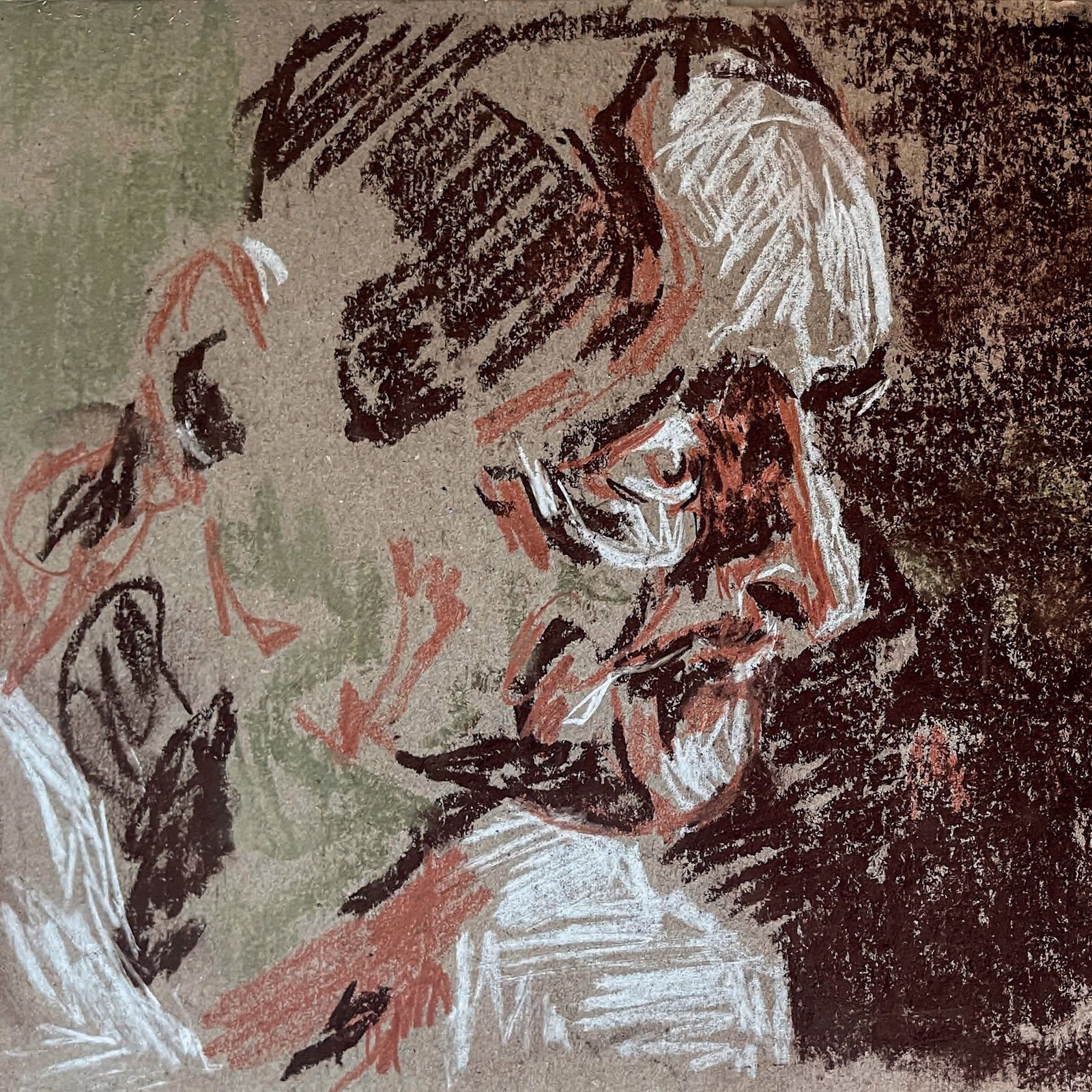 Chalk underpainting, 2025