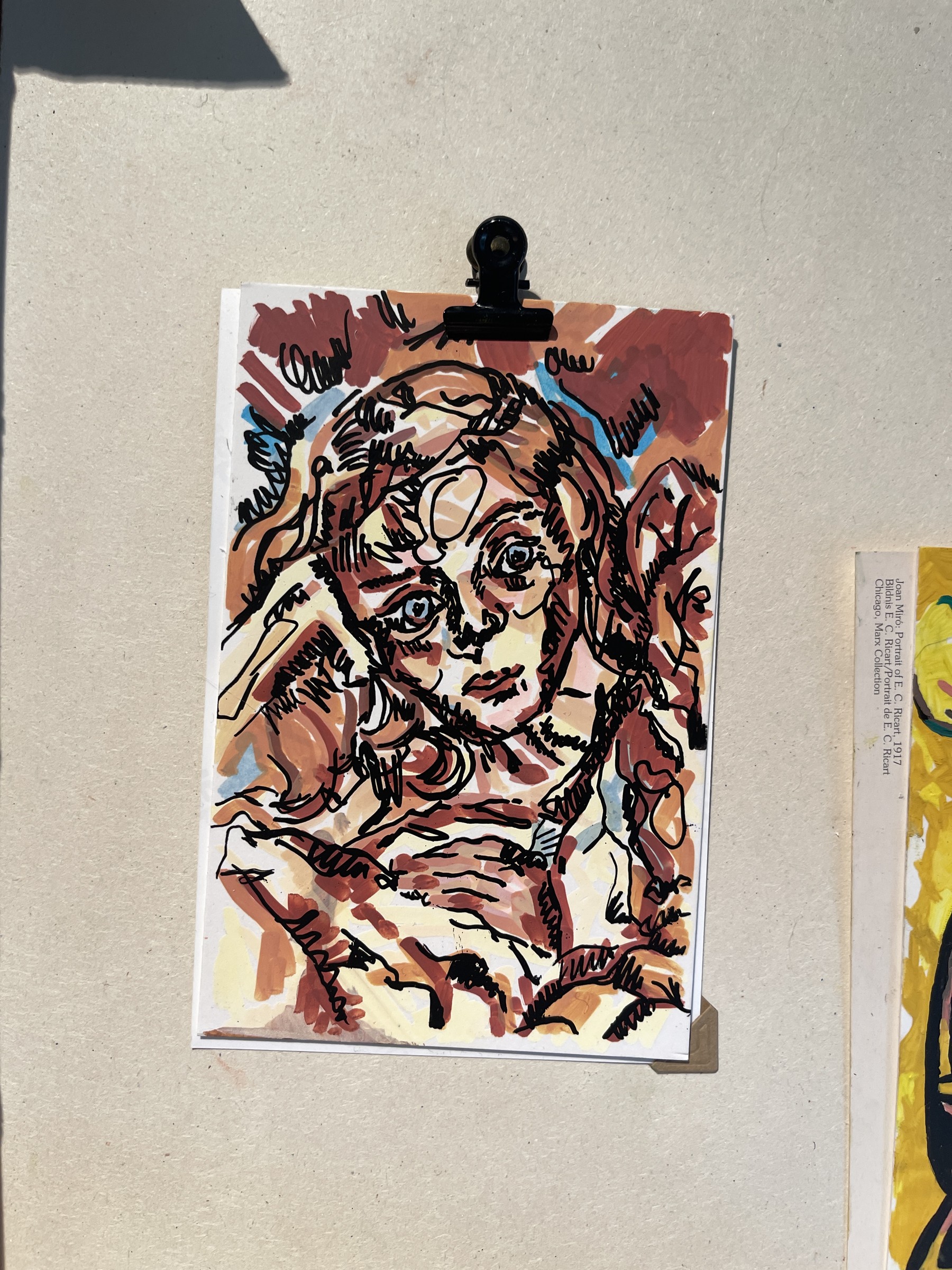 Portrait, marker, 2025