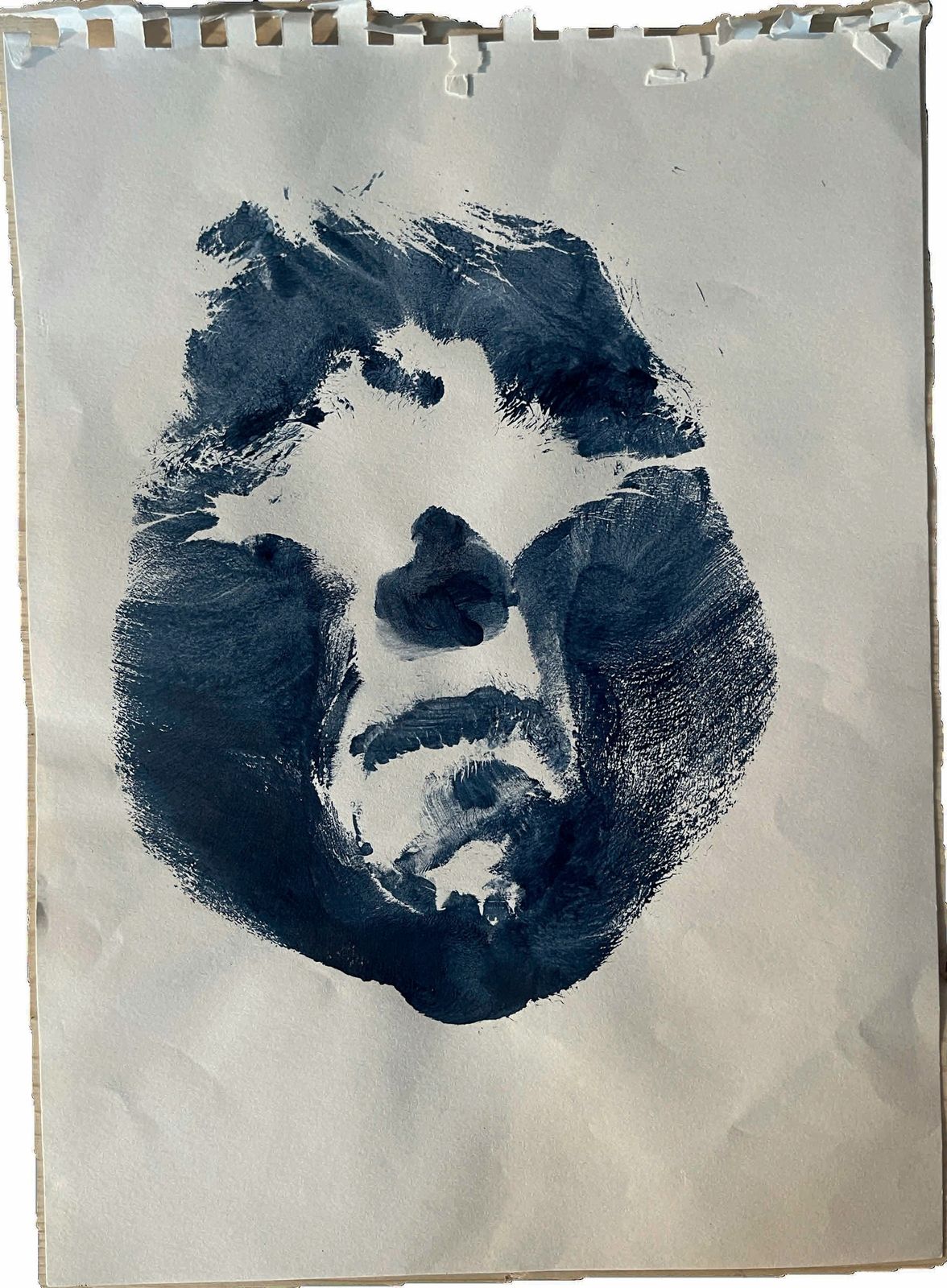 Self-portraits, head prints, 2016