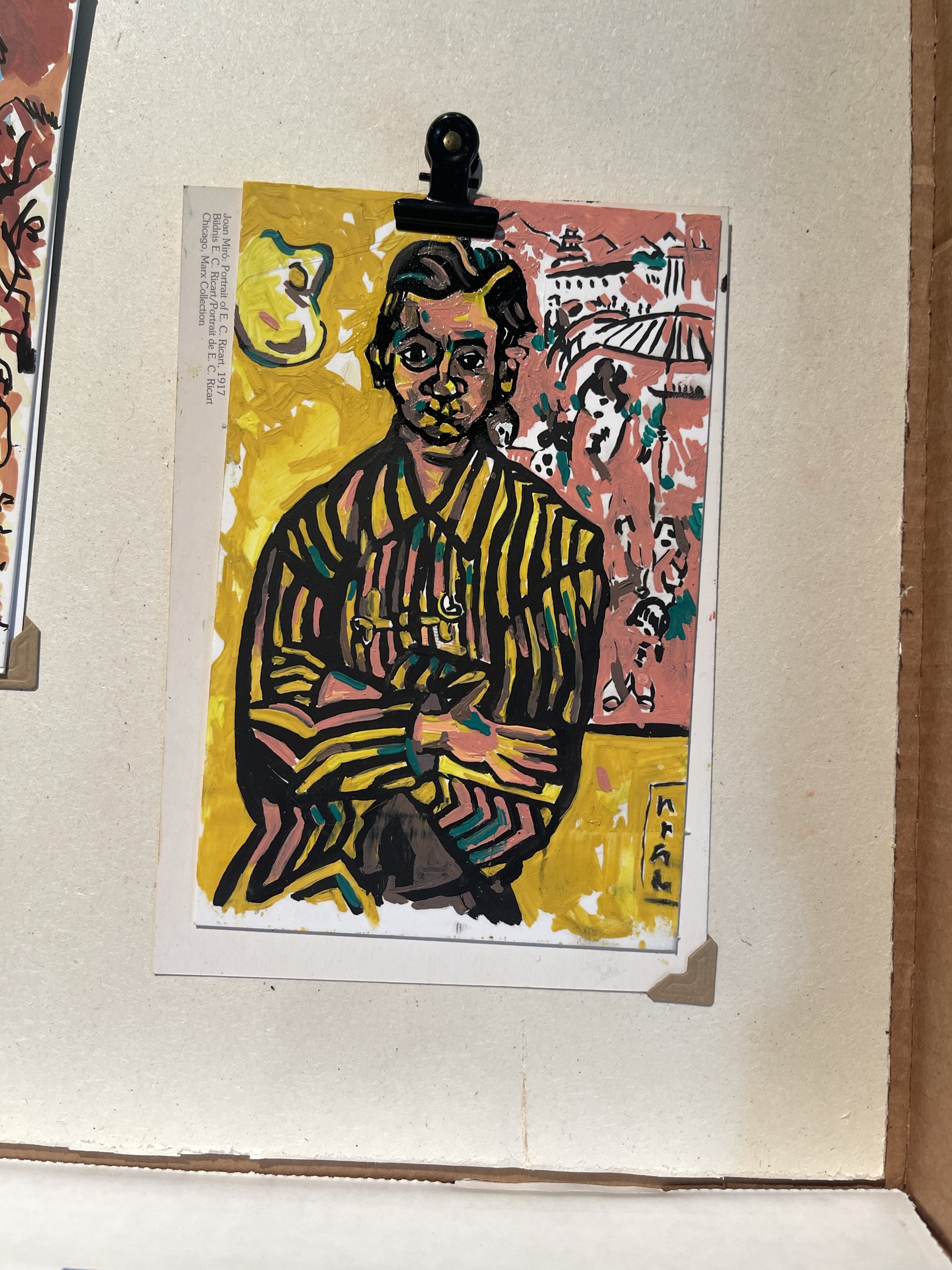 Study after Miró, 2025